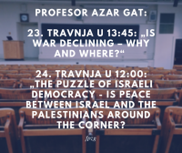 Profesor Azar Gat guest lectures