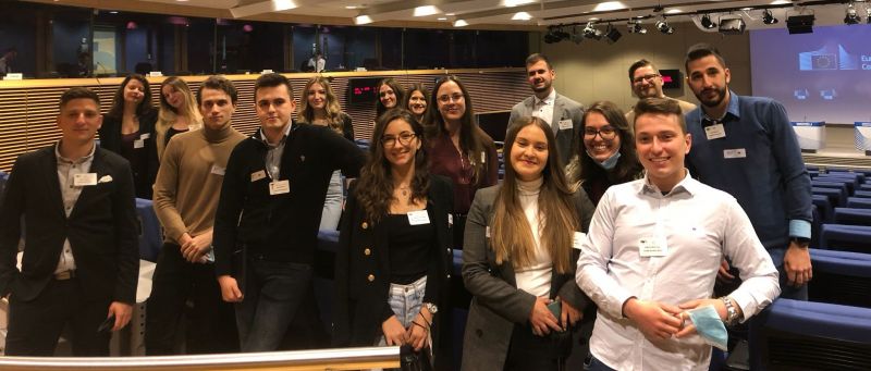 Studenti politologije na studijskom putovanju u Bruxellesu