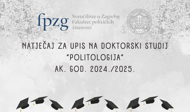 Natječaj za upis na doktorski studij 