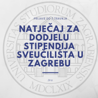 Natječaj za dodjelu stipendija Sveučilišta u Zagrebu za akad. god. 2018./2019.