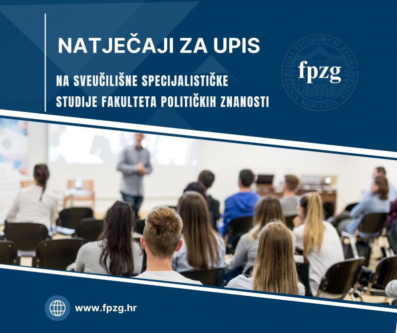 Natječaji za upis na sveučilišne specijalističke studije FPZG-a u ak. god. 2024./2025.