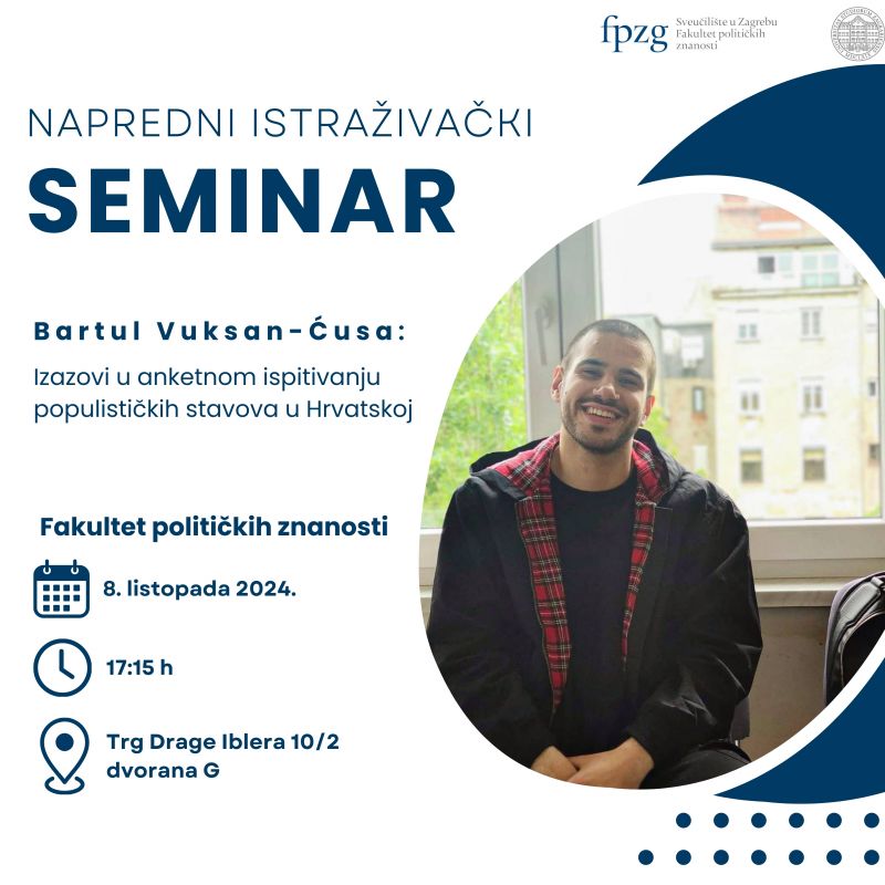 Napredni istraživački seminar - Bartul Vuksan-Ćusa