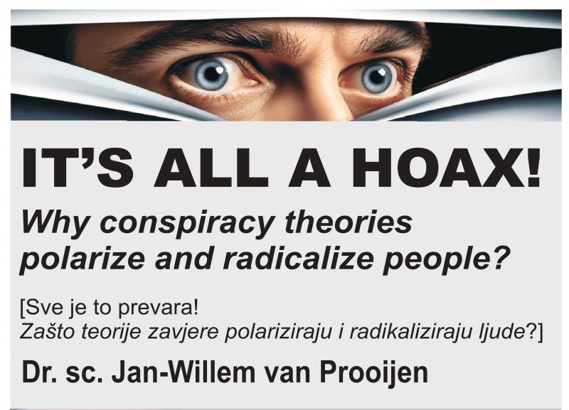 Poziv na predavanje: Sve je to prevara! – Zašto teorije zavjere polariziraju i radikaliziraju ljude?