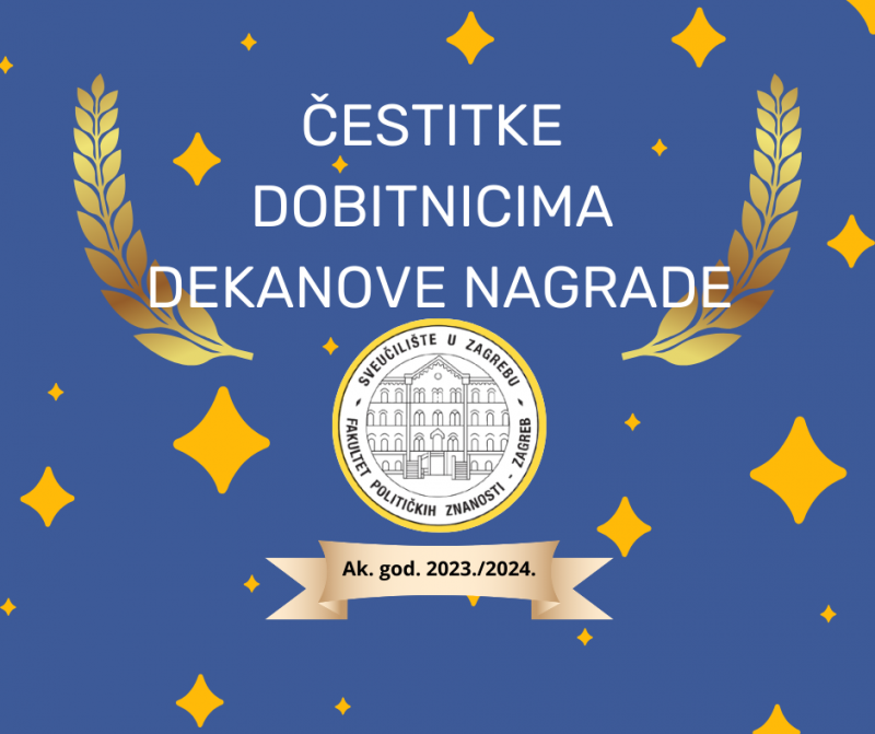 Nadopuna - dobitnici Dekanove nagrade u ak. god. 2023./2024.